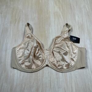 NWT Elila Leopard Lace Soft Cup Animal Print Romantic Everyday Casual Bra 44E